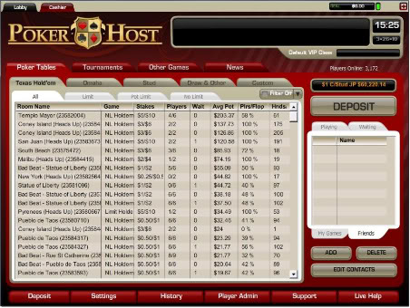 pokerhost bonus